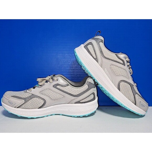 Skechers Air Cooled Goga Mat Go Run Consistent Women's Shoes Size 7 Grey - Picture 7 of 9